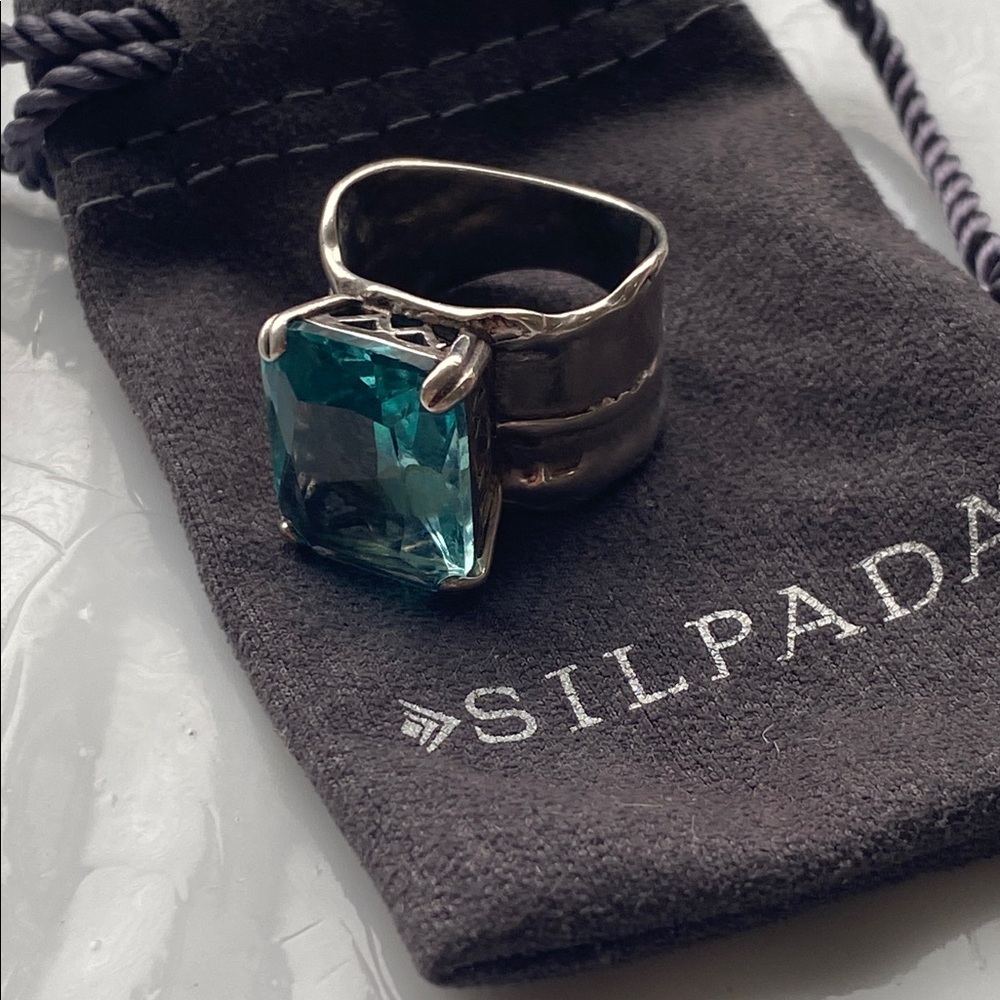 Silpada Aqua Blue and Sterling Ring size 7
R1608 - Picture 9 of 9